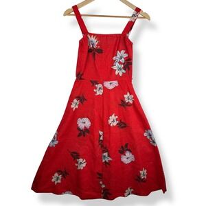 Vintage 70s Jackie O Surf and Turf California Sundress Size 3 Tropical Dress